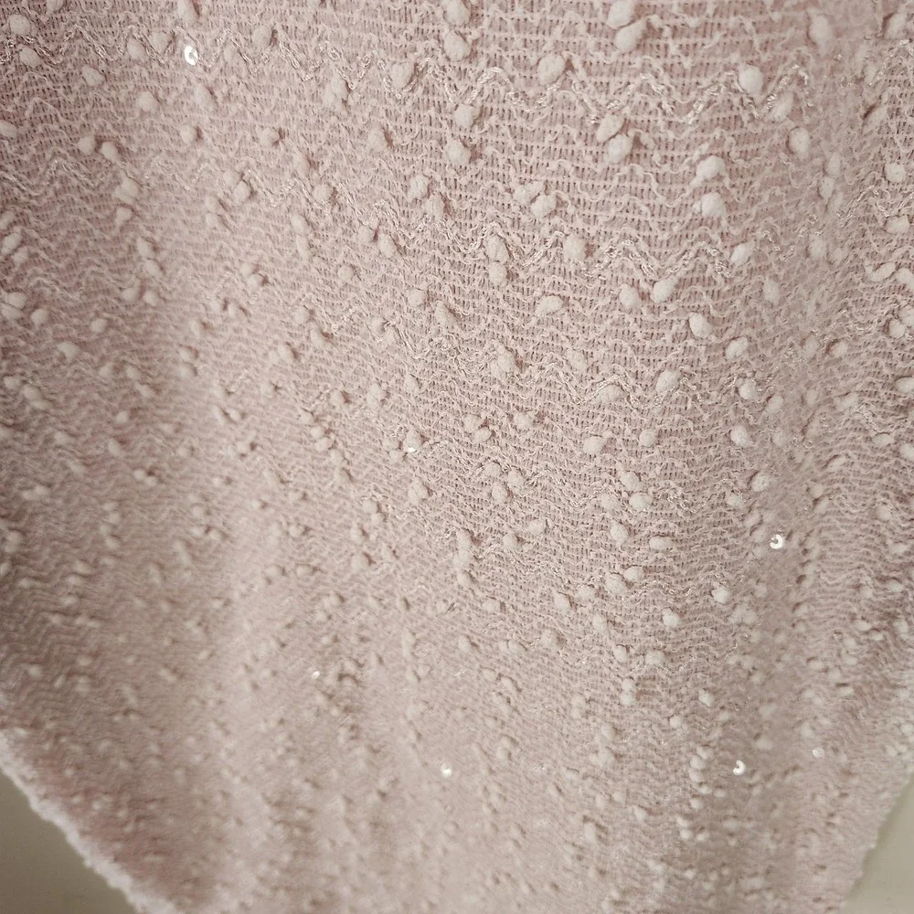 NWT Jennifer Lopez Womens Sz Large Pink Sparkle Bodycon Cocktail Dress Pullover